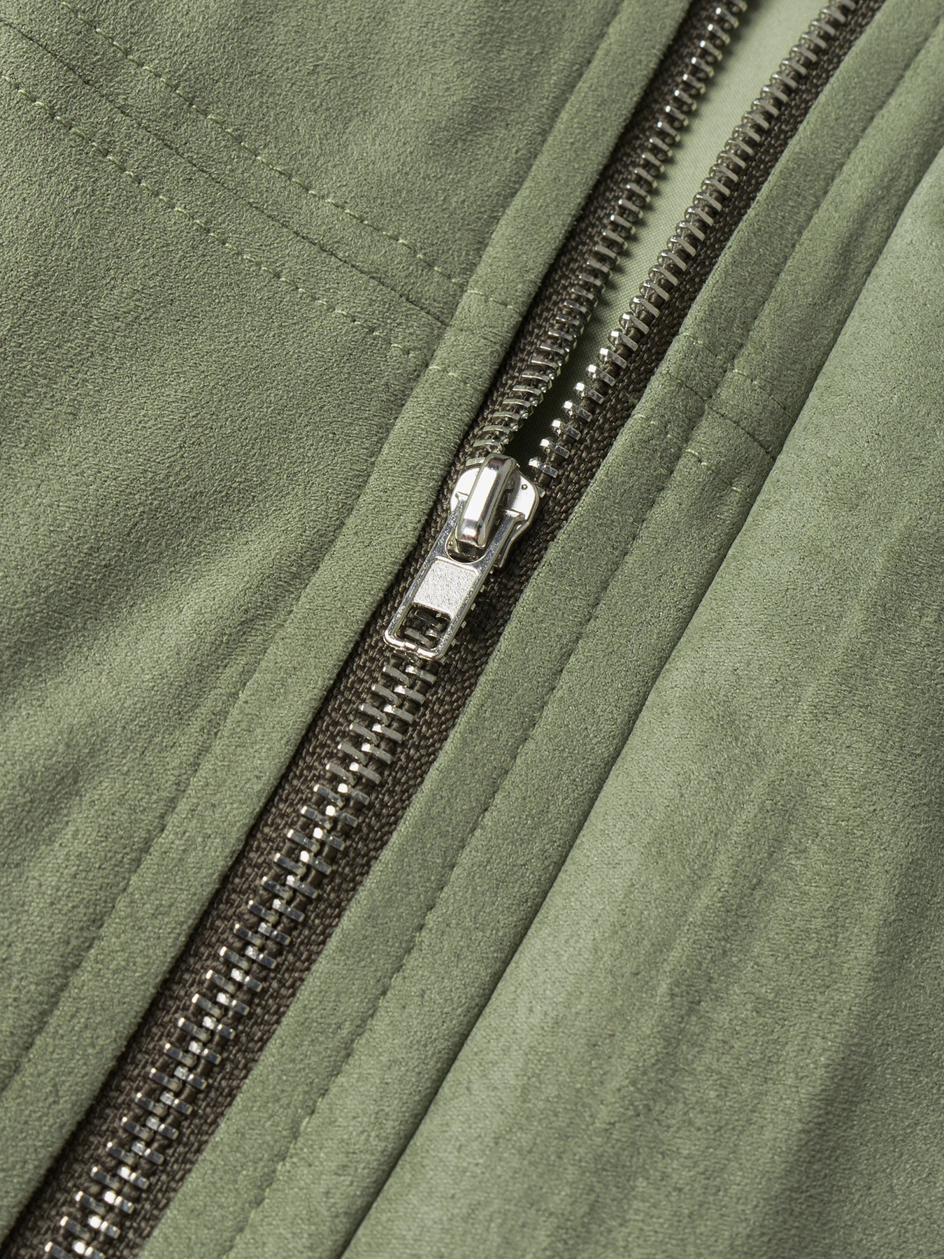 Podzimní zimní dámská bunda z umělé semiše, kabát 2025, nová móda s dlouhým rukávem, zipem, volný bomber, elegantní dámský ležérní streetwear - náhled 5