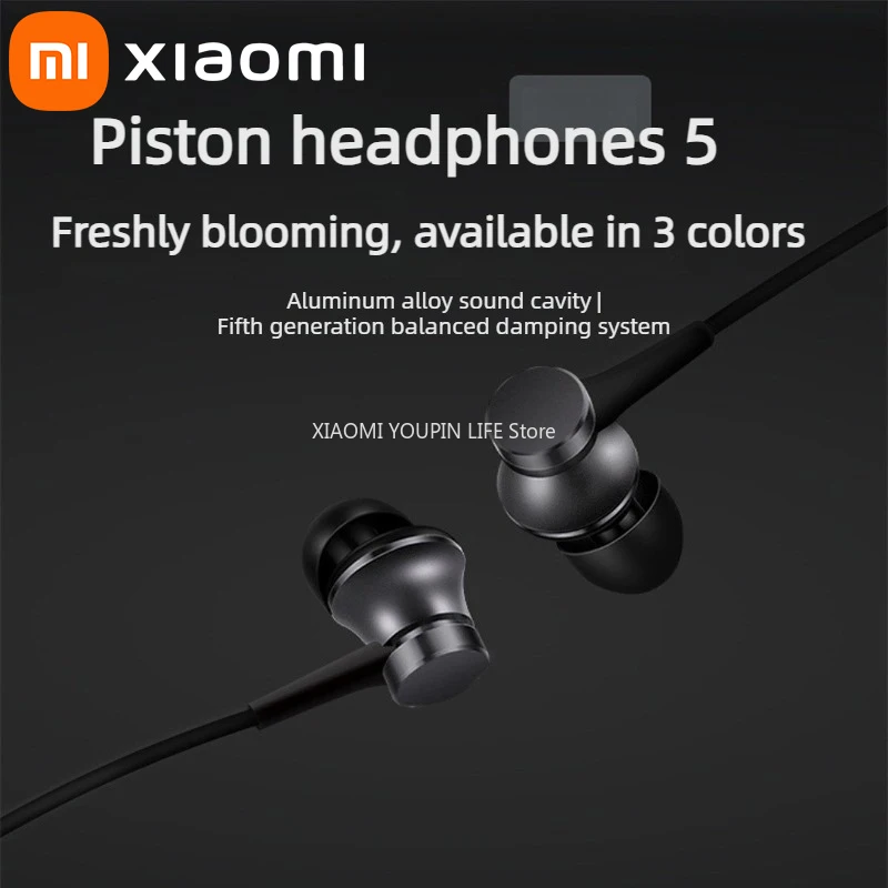 

Новые наушники Xiaomi Piston 5 с басами, проводные, 3.5 мм, внутриканальные, спортивные, с микрофоном, для телефонов Xiaomi, Samsung, Huawei
