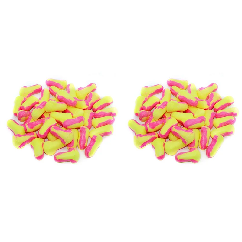 200 ペアの防音耳栓アンチノイズスポンジ保護耳栓仕事研究睡眠耳栓-PZZW