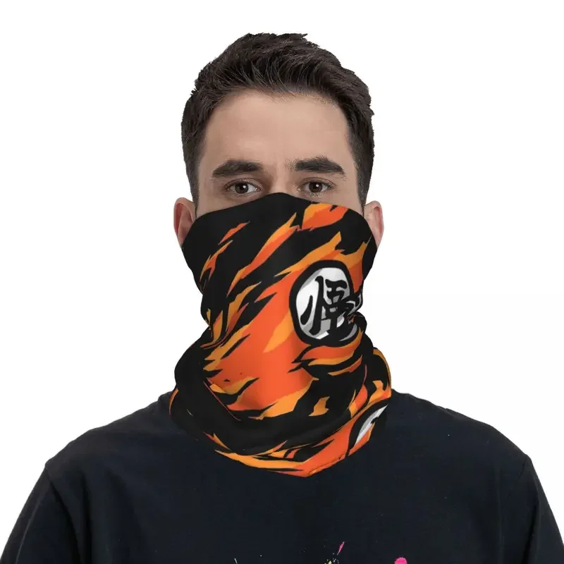 Son Goku-Dragon Ball Z bandana neck cover printed face scarf warm headband running unisex adult washable