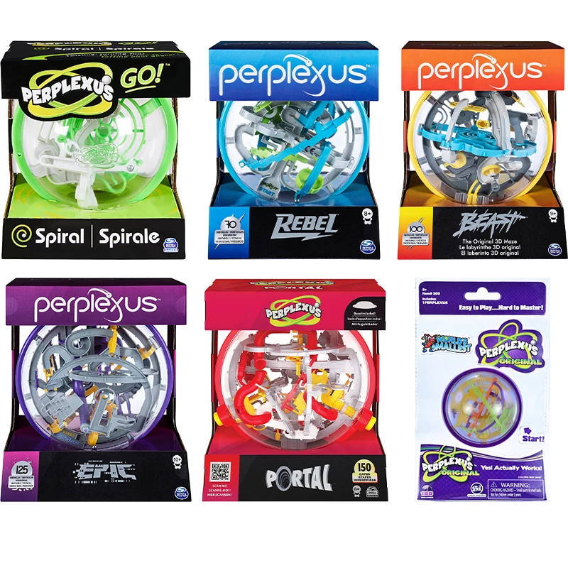 Perplexus 3D Ball Puzzle pour enfants, Labyrinthe, Jeux de réflexion cérébrale, Teaser, Iq, Fidget Toys, Original