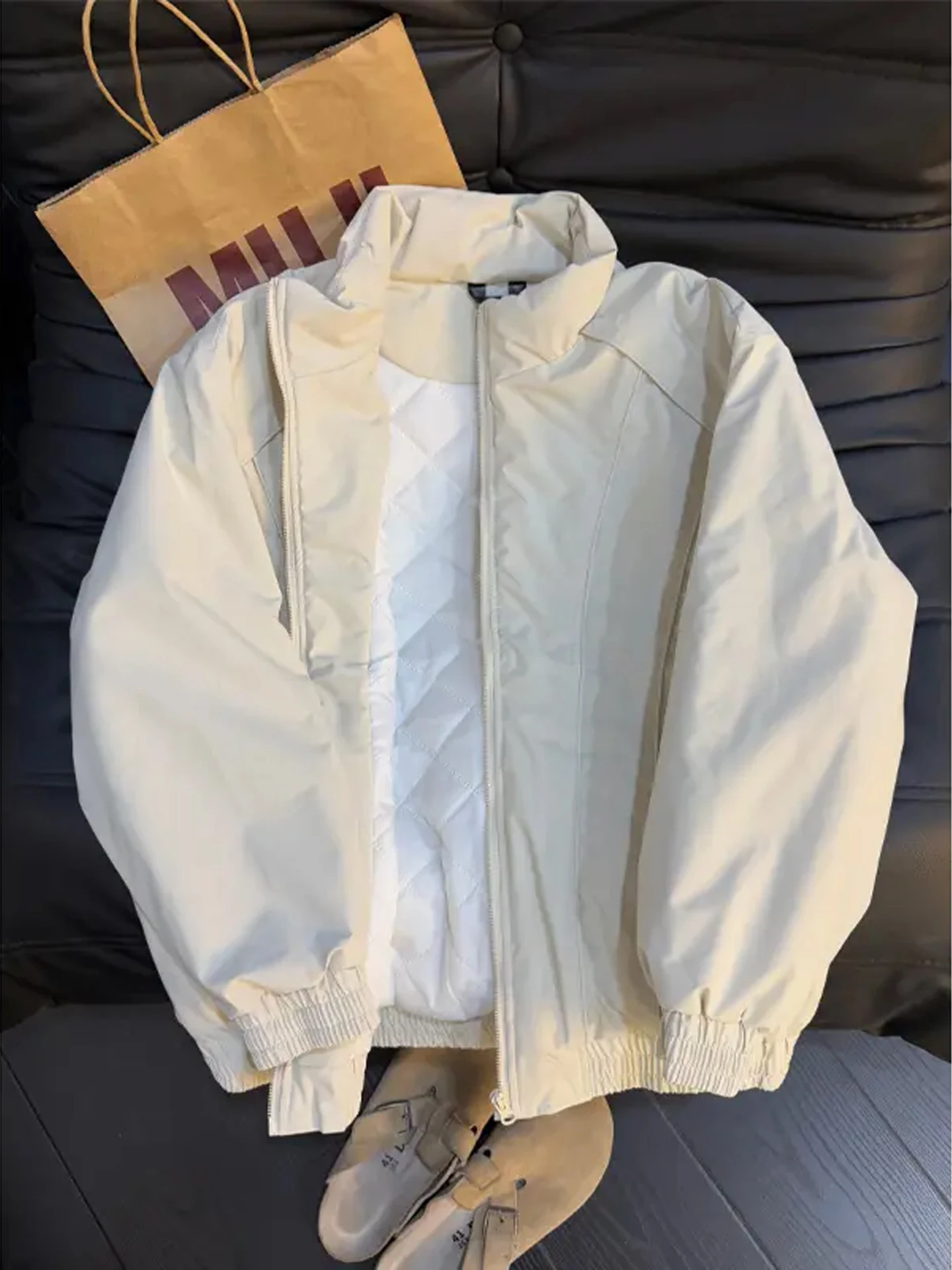 

Мужская зимняя утепленная куртка-пилот цвета хаки из хлопка с коротким воротником, в американском стиле, повседневная, теплая