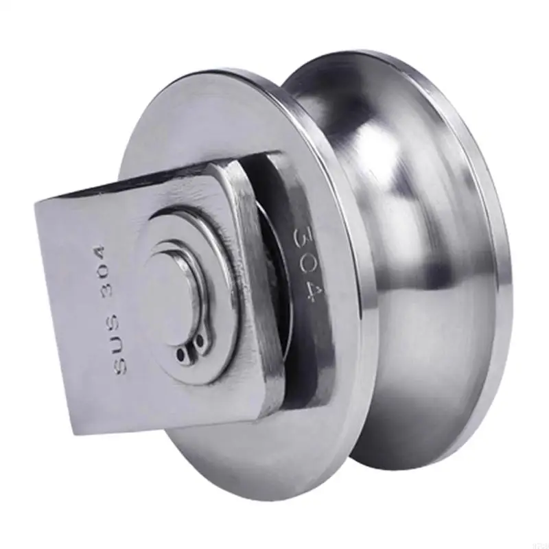 Polea duradera 97QD, polea rueda con ranura en rodamiento altura instalación 54mm, espesor rueda