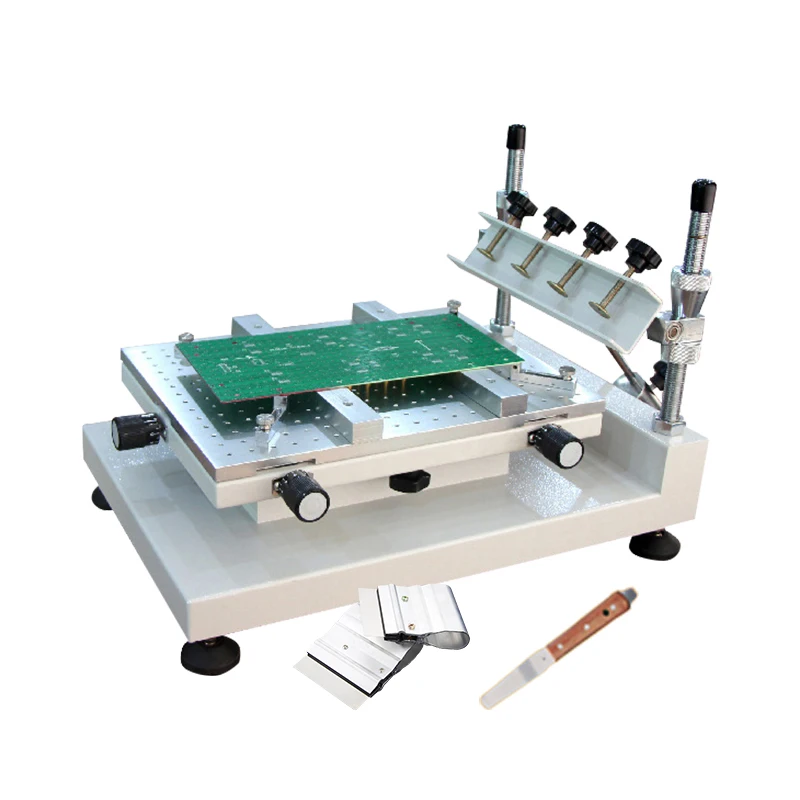 

ZB3040 Low Price Manual Pcb Stencil Printer Solder Paste Printer 30x40cm High Precision Smt Solder Paste Screen Printer Machine