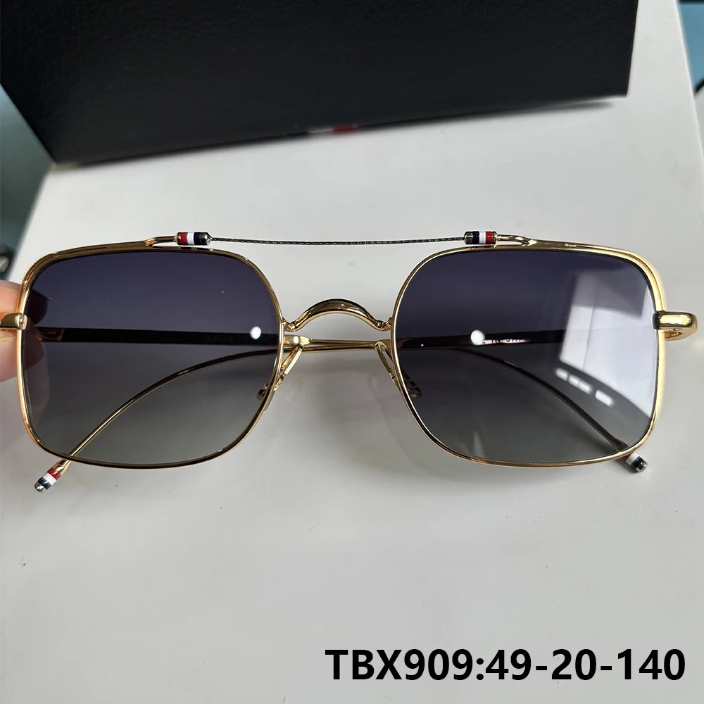 

Vintage USA Brand Round Polarized Pilot Sunglasses TBX909 Men Women Double Beam UV400 Protection Wire Sun Eyeglasses Color Gafas
