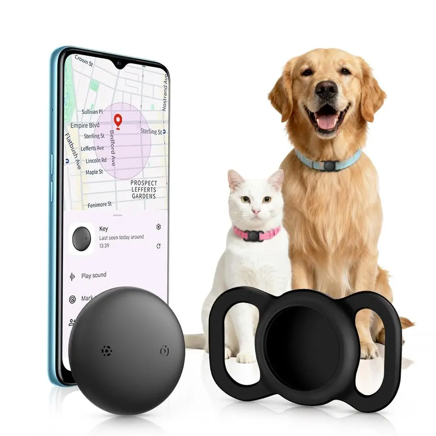 

Pack Google Android GPS Dog Collar, Mini Dog GPS Tracker, Smart Pet Activity Tracker, No Subscription, GPS Cat Collar Certified