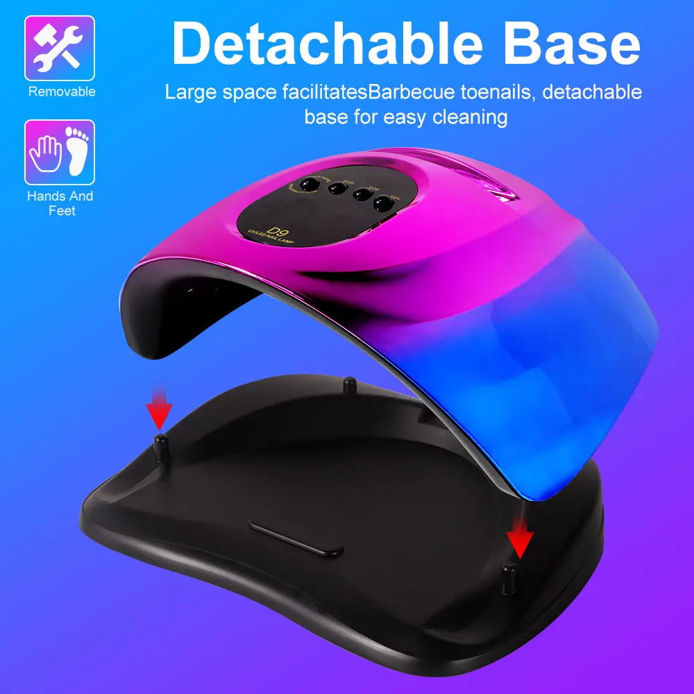 Professional 57LED UV Nail Lamp Dryer Laser Color for UV Gel Nails Polish Fast Curing Dryer Manicure Home Salon Nail Art Light