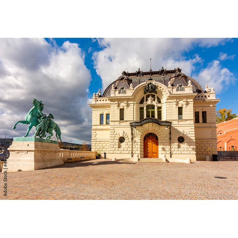 NITREE Art Cloth Background European Landscape Famous Scenic Spots Street  Night Scene Photography Background Props  OZ-11