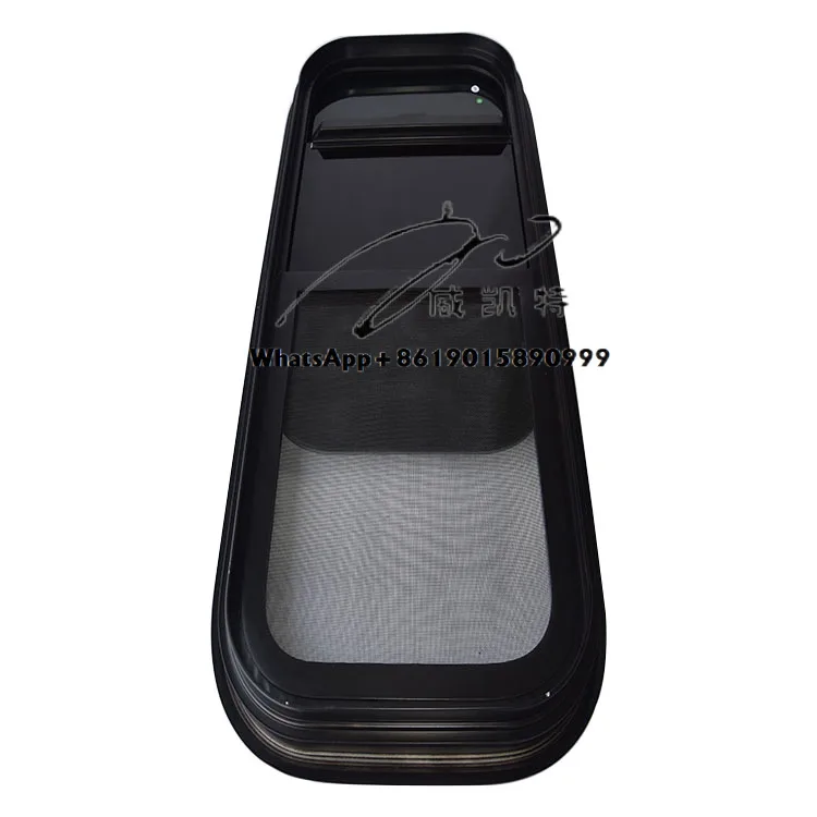 

High Quality Tempered Glass Single Layer Sliding Rv Window Motorhome Window