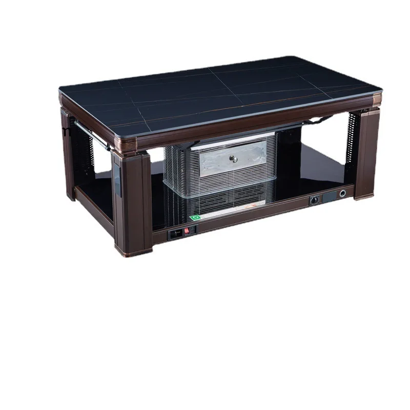 

Lifting coffee table heating table Household multi-function electric heater