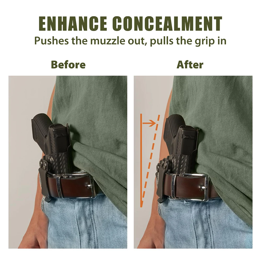4pcs IWB Gun Holster Wedge Appendix Carry Foam Pad Holster Backer Concealed Carry Wedge Cushion Pad for Hunting Accessories