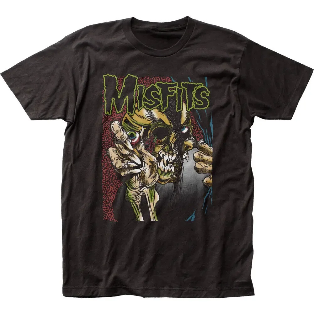 

Misfits Pushead Eyeball Color T Shirt Mens Licensed Rock N Roll Music New Black
