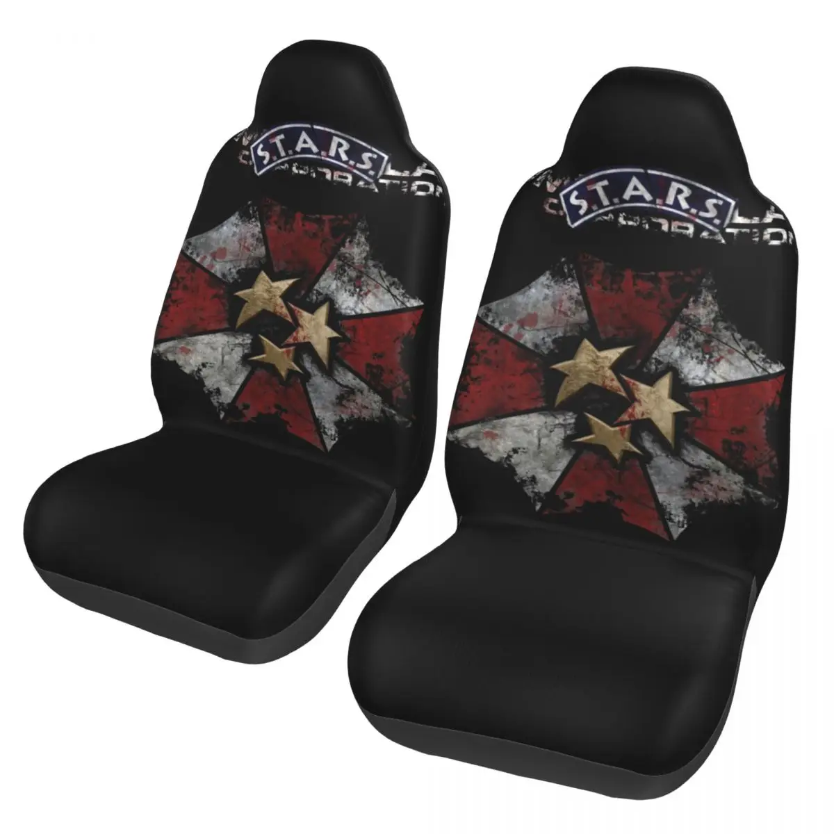 Resident S.T.A.R.S. Prevailed Eviled Universal Car Seat Cover Waterproof Women Car Seat Protector Polyester Car Accessories
