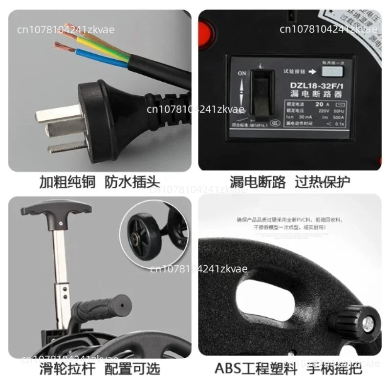Portable Mobile Cable Reel, Empty Optical Fiber Spool Tray, Wire & Cable Reel for Fiber Optic Cable Storage and Management