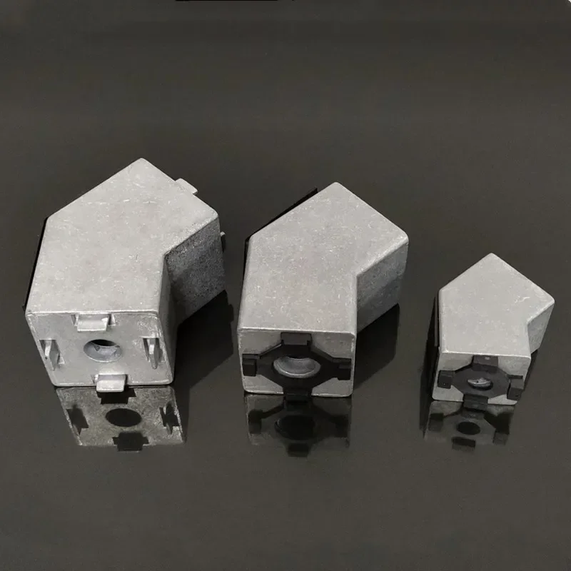 

3030/4040/4545/ 135 Degree Corner Connector Angle Fixer with Protective Cover for 3030 4040 4545 EU Standard Aluminum Profile