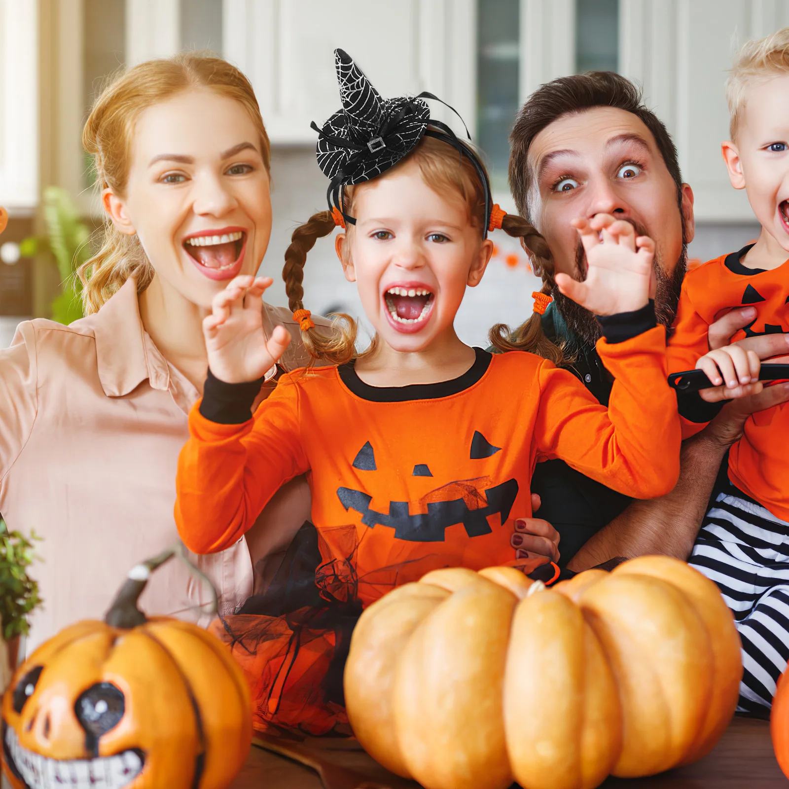 

Kids Girls Halloween Witch Hat Headband Web Design Durable Party Costume Accessory Masquerade Carnival Cosplay