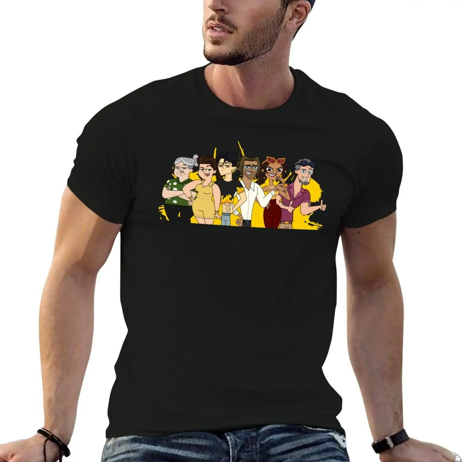 

Disventure Camp/Adventure Camp All Stars, Yellow Team! T-Shirt man t shirts graphic T-Shirt
