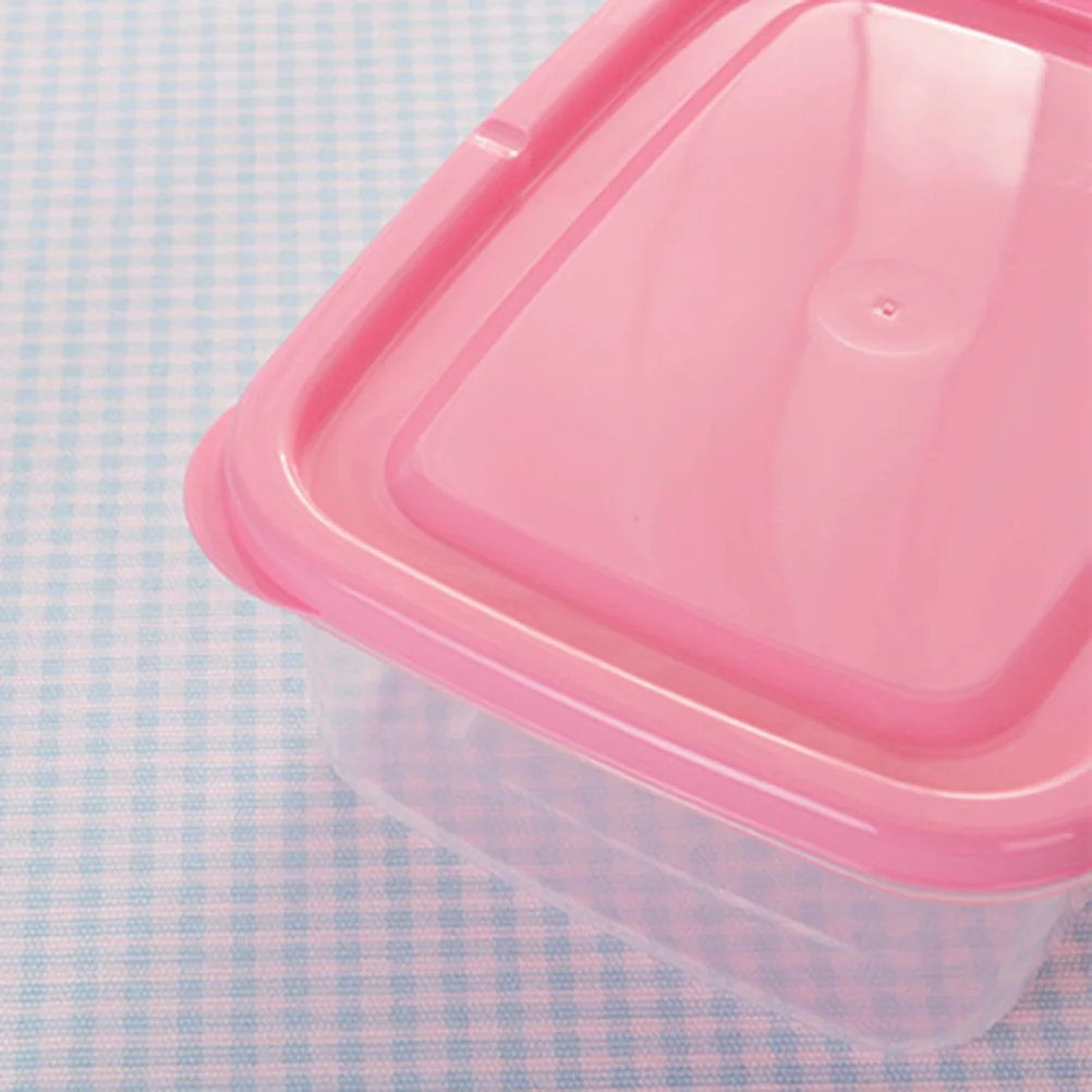 

6 Pcs Crisper Small Food Small Food Containers Containers Reusable Sealed Boxes Refrigerator Plastic Lunch Storage