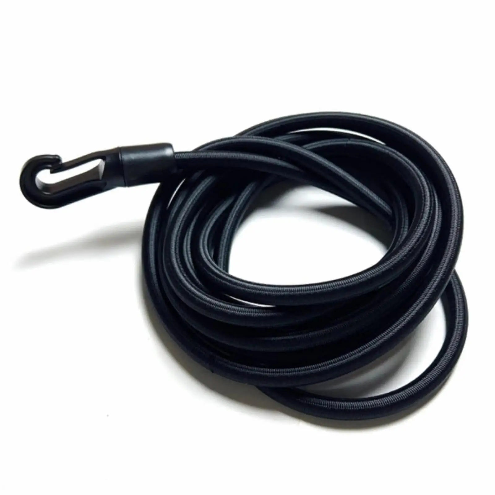Black Elastic Rope 300cm Spare Part for Rowing Machine Workout Gym Replacement Accessory for Home Rowing Exercise Device