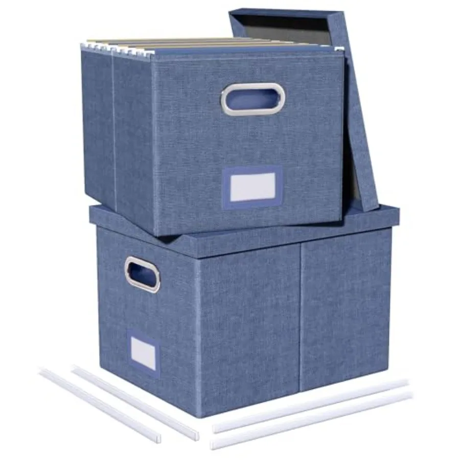 

Органайзер для хранения файлов, органайзер для документов, портативный ящик для файлов с крышкой, подходит для хранения папок формата Letter/Legal - только ящик.