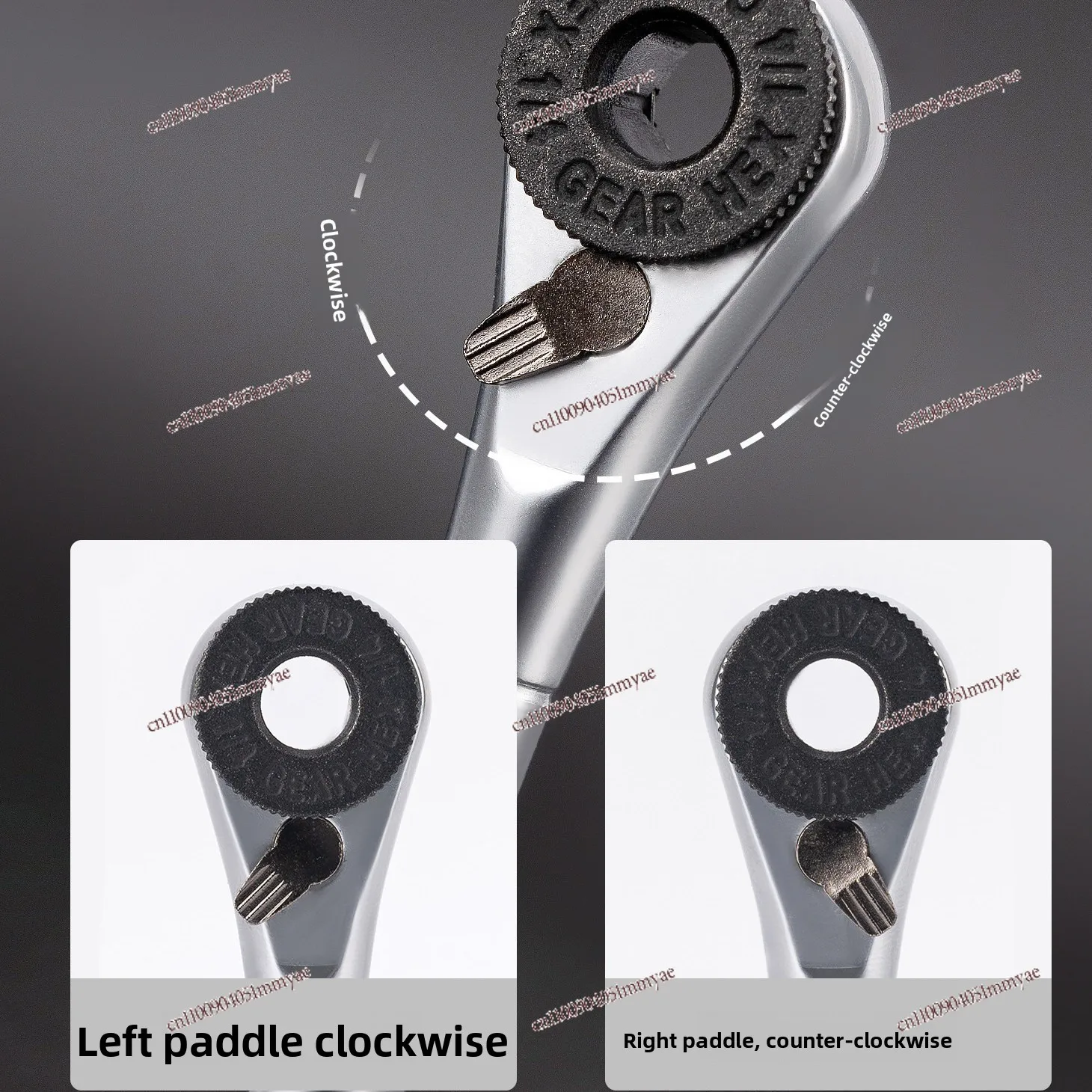 Two-way ratchet wrench mountain road bike repair hexagonal magnetic tool set
