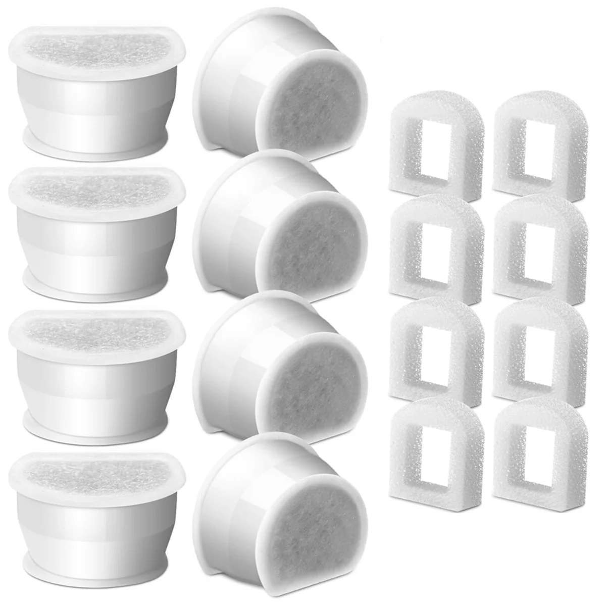 Better Quality Water Fountain Filters &Foam for Petsafe Ceramic Avalon Butterfly Sedona Cat Fountain Automatic Water Bowl Filter