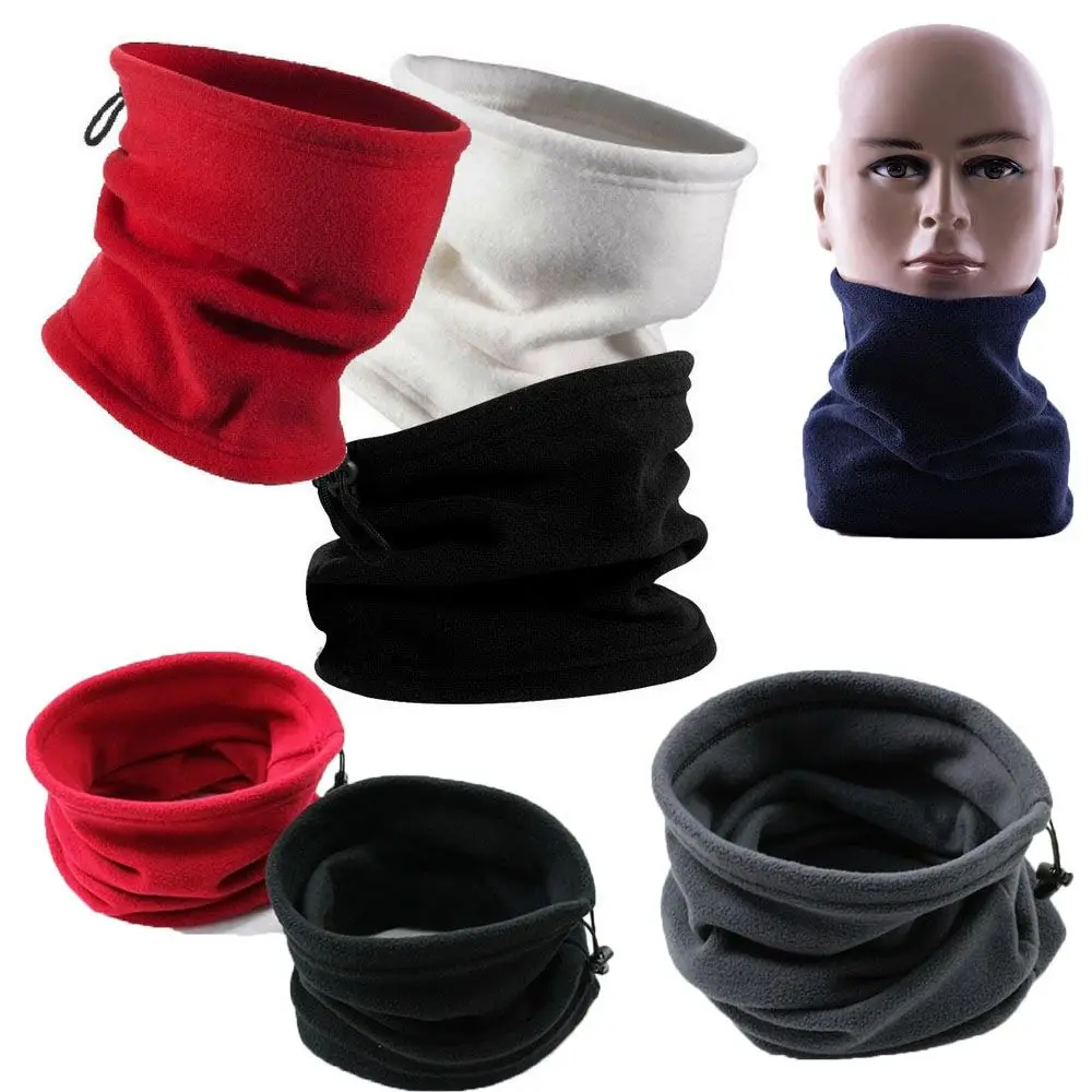 Cycling Hiking Camping Hunting Running Polar Fleece Neck Tube Scarf Bandana Bike Motorcycle Face Mask Bandana Magic Scarf Men