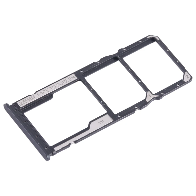 Dual SIM Card Tray For Xiaomi Redmi 12C Phone SIM1+ SIM2 + Micro SD Card Tray Spare Part