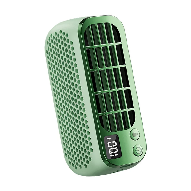 

CYCLI-ручной вентилятор, подвесной шейный маленький вентилятор, безлопастной портативный пятискоростной регулируемый вентилятор, малошумный настольный вентилятор