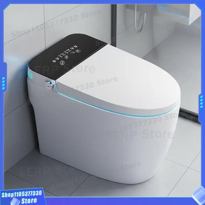 Smart Automatic Induction Flushing Toilet Integrated Washbasin Remote Control Operation Modern Bathroom Sanitary Ware