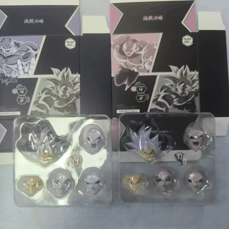 

Black Hole New Floating Hair Goku Jiren Head Sculpture Accessories Pack SHF Soul Limited Venue