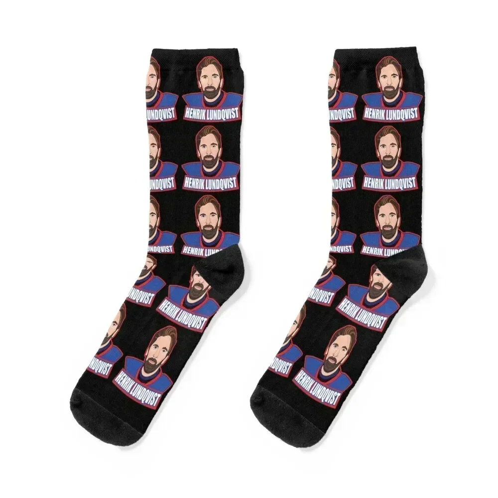 

New York Hockey - Henrik Lundqvist Socks Antiskid soccer hiphop moving stockings Socks For Men Women's