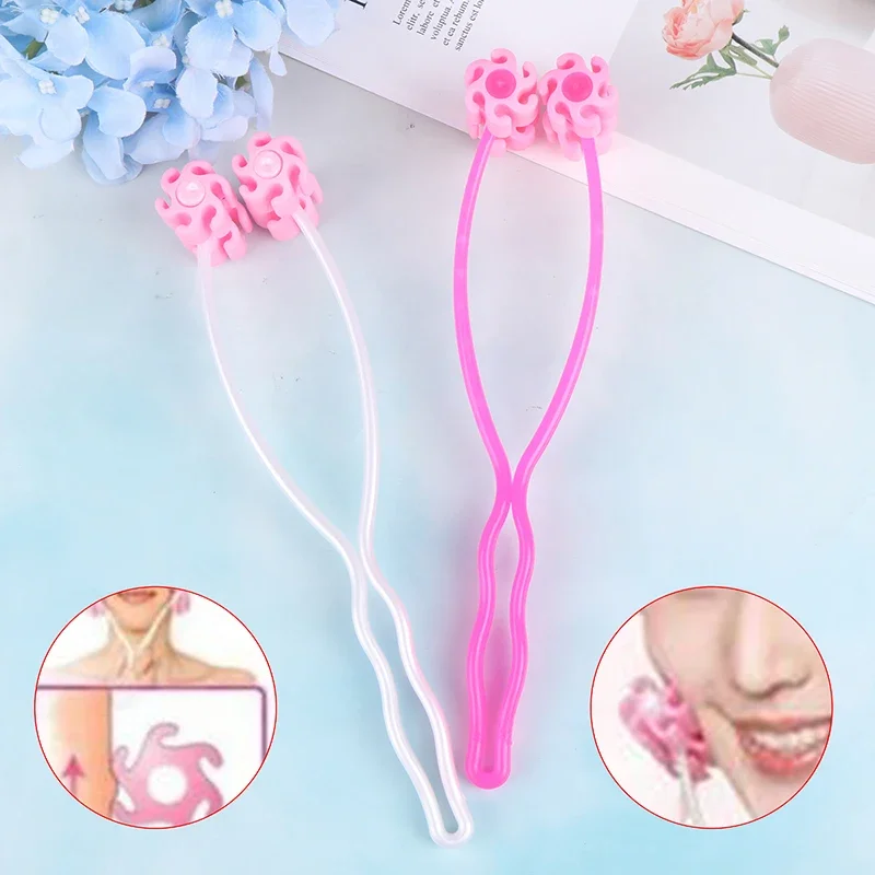 ใหม่ลูกกลิ้งนวดหน้าแบบพกพาพลัมรูปนวดหน้าลูกกลิ้งนวดหน้าSlim Up Beauty Careเครื่องมือนวดนิ้ว