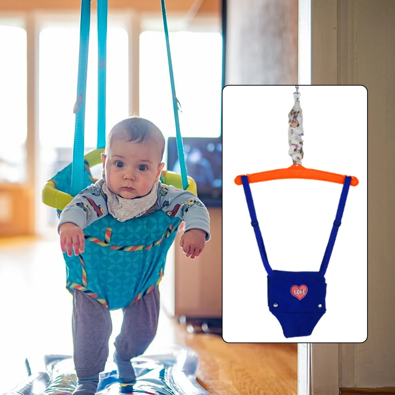 Doorway Jumper Jumper For Baby With Cloth Exersaucer Activity Seat And Doorway Baby Exerciser With Super