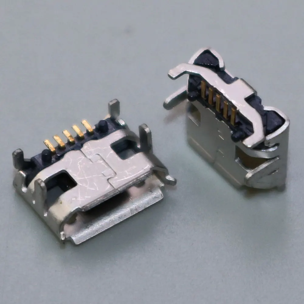 10-100 SZTUK Złącze portu Micro USB Port ładowania dla HTC ZTE Huawei C8500 VIVO Small Pepper 5Pin SMD V8 Wtyczka ładowania ogonowa