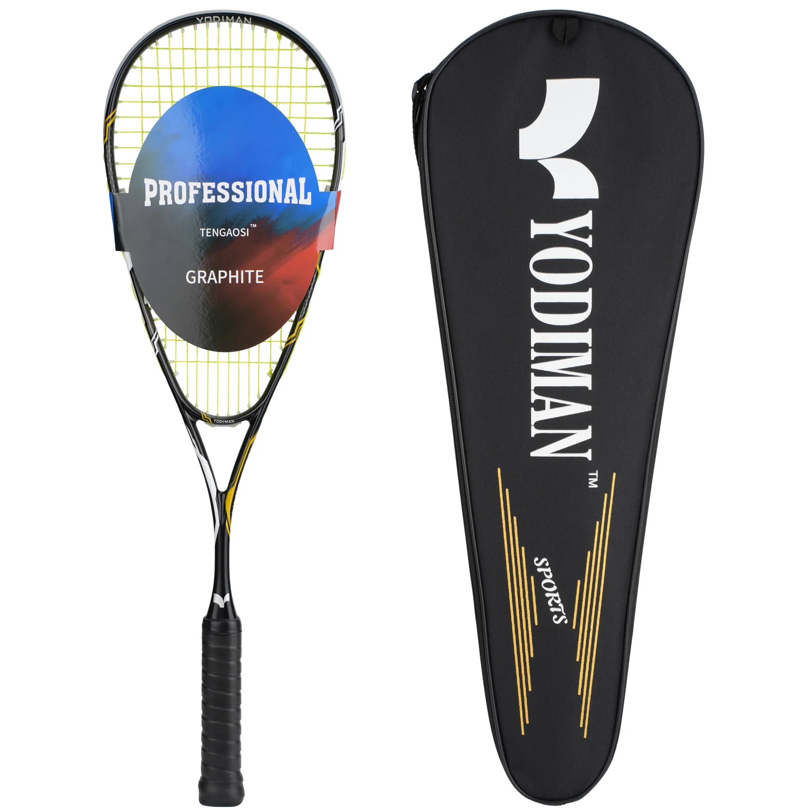 Professional High Quality Light Weight Graphite Squash Rackets That Can Be With Original Carbon Appearance Factory Price