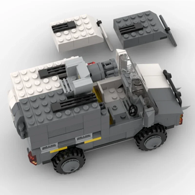 Technische Moc Bricks Movie Car Series Model Gepantserde Truck Modulaire Bouwstenen Geschenken Speelgoed Voor Kinderen DIY Sets Assembleren