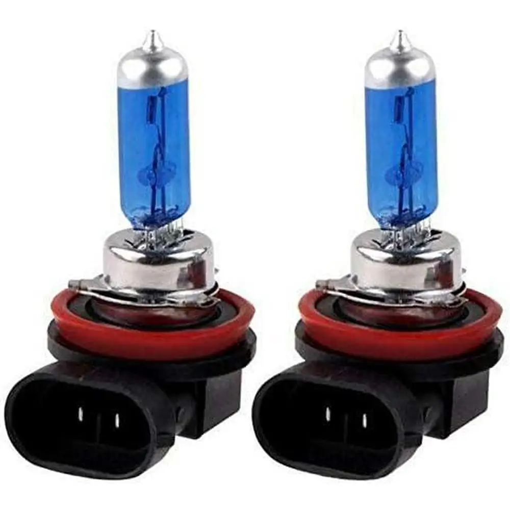 

12V 2Pcs H11 55W Fog Light Bulb Super White Front Driving Lights DRL Daytime Running Lights Headlight Bulb