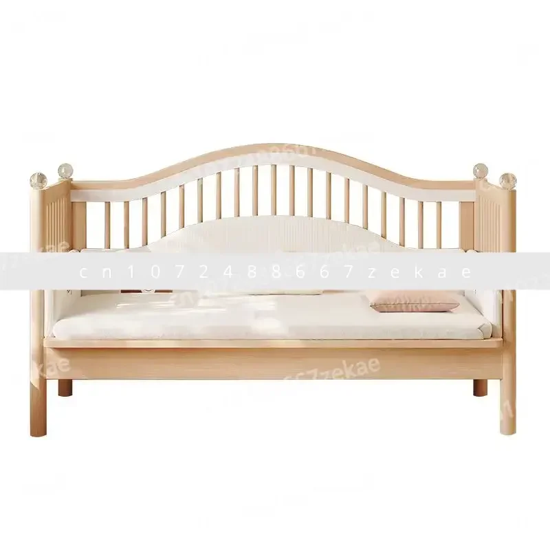 Splicing Bed Baby Widened Children's Boys and Girls Adults Can Sleep Guardrail Lift Baby Flat Bed