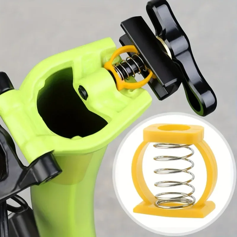 Folding Car Rotating Handle Spring Buckle Faucet Auxiliary C-Buckle Outdoor Sports Bicycle Accessory Parallel Folding Handle