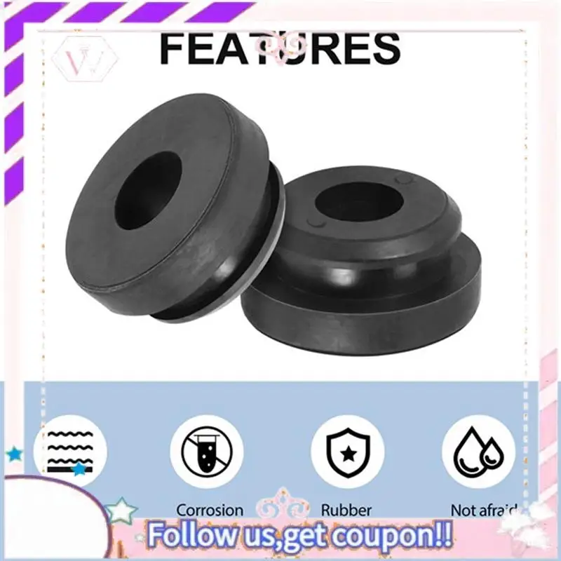 

Простой в использовании, 20 шт., верхняя изоляционная втулка в сборе радиатора, резиновая черная, подходит для Honda Accord Civic 74173-SJ4-000