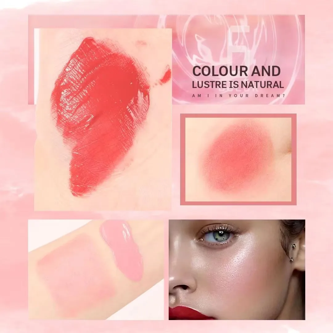 High Light Face Liquid Blush Natural Nude Moisturizing Contouring Blush Tint Face Contour hellt das Make-up auf