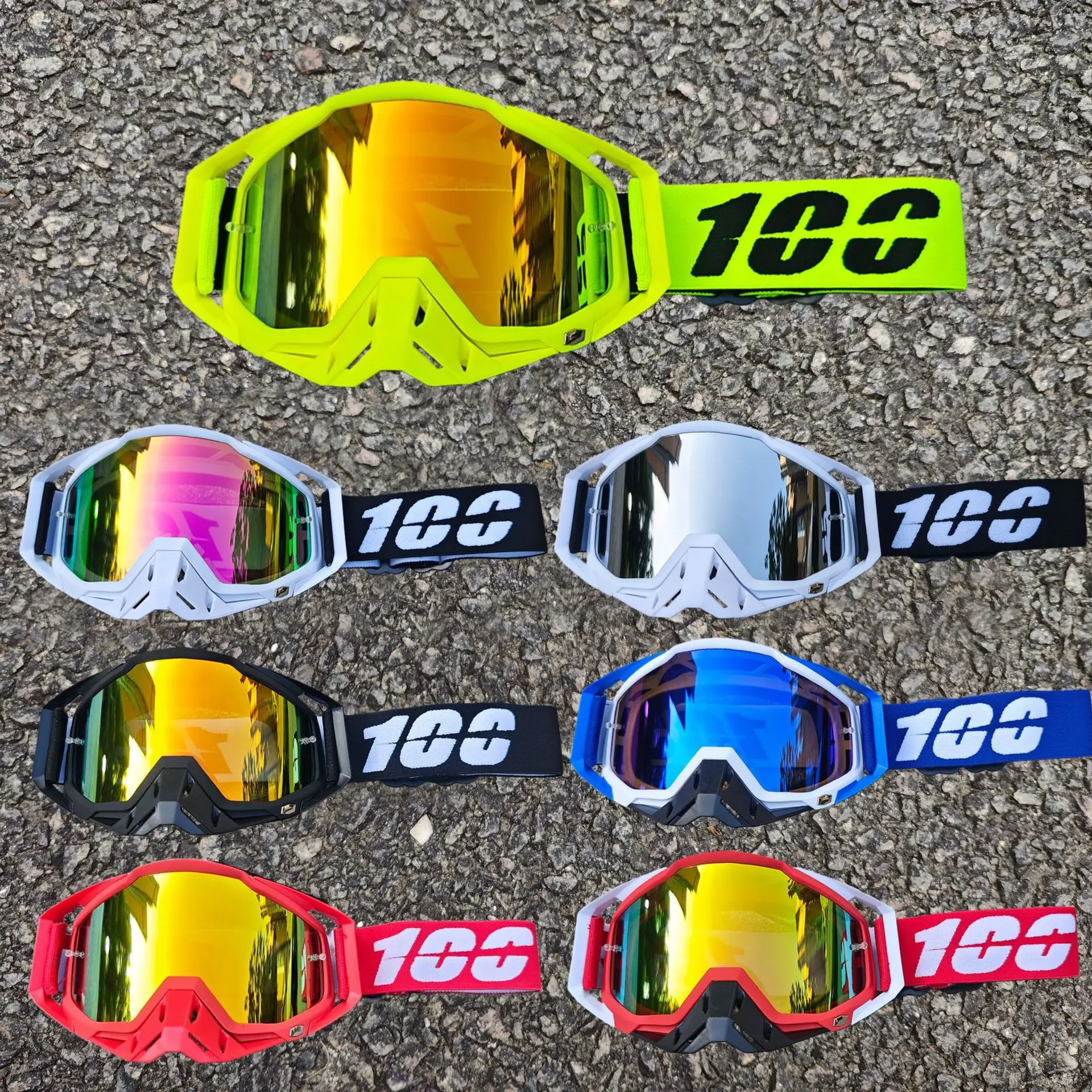 High-quality motorcycle off-road goggles for motocross, skiing, outdoor windproof sports, and scooter riding