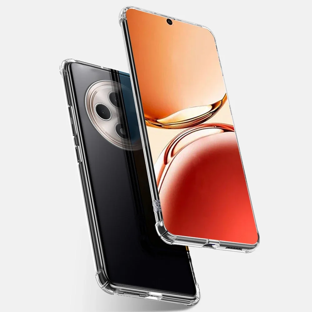 Clear Case for Oppo Reno12 F 4G 5G Slim Soft TPU Lens Protective Shell Cover on Orro Appo Reno12F Reno 12F 12 F F12 2024 6.67