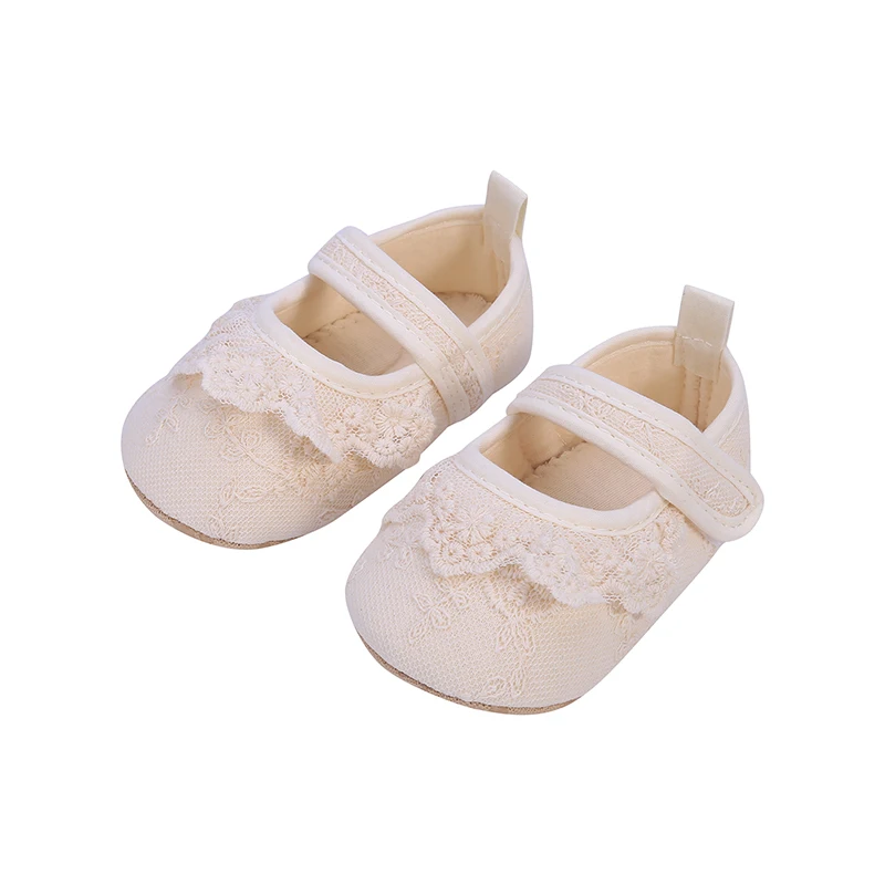 Tregren-Chaussures en dentelle pour bébés filles, l'offre elles souples coordonnantes, chaussures plates avec nœud papillon pour tout-petits, chaussures de princesse pour premiers marcheurs, printemps et automne