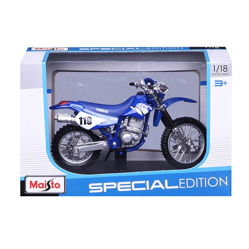 Maisto 1:18 YAMAHA TT-R 250 genuine motorcycle static model die cast car collectible gift toy juguetes toy car