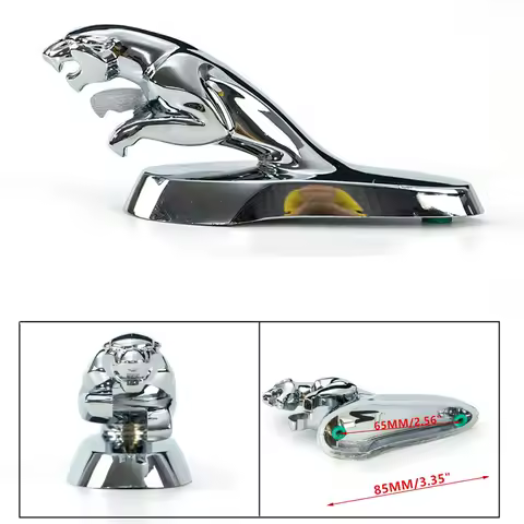 1PC 3D Universal Leopard Motorcycle Front Fender Emblem ABS Chrome Mud Guard Ornament Stickers For Suzuki Haojue Diamond Panther