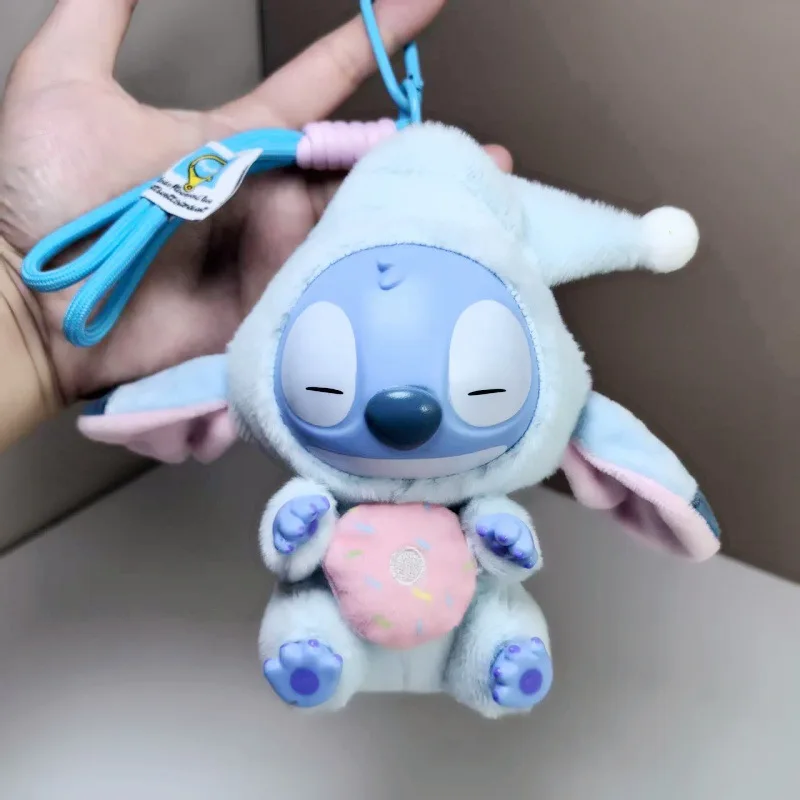 2025 ใหม่StitchกินSomething Before Sleep Series Plushกล่องตาบอดไวนิลของเล่นตุ๊กตาน่ารักMysteryกล่องกระเป๋าจี้ของขวัญตกแต่ง