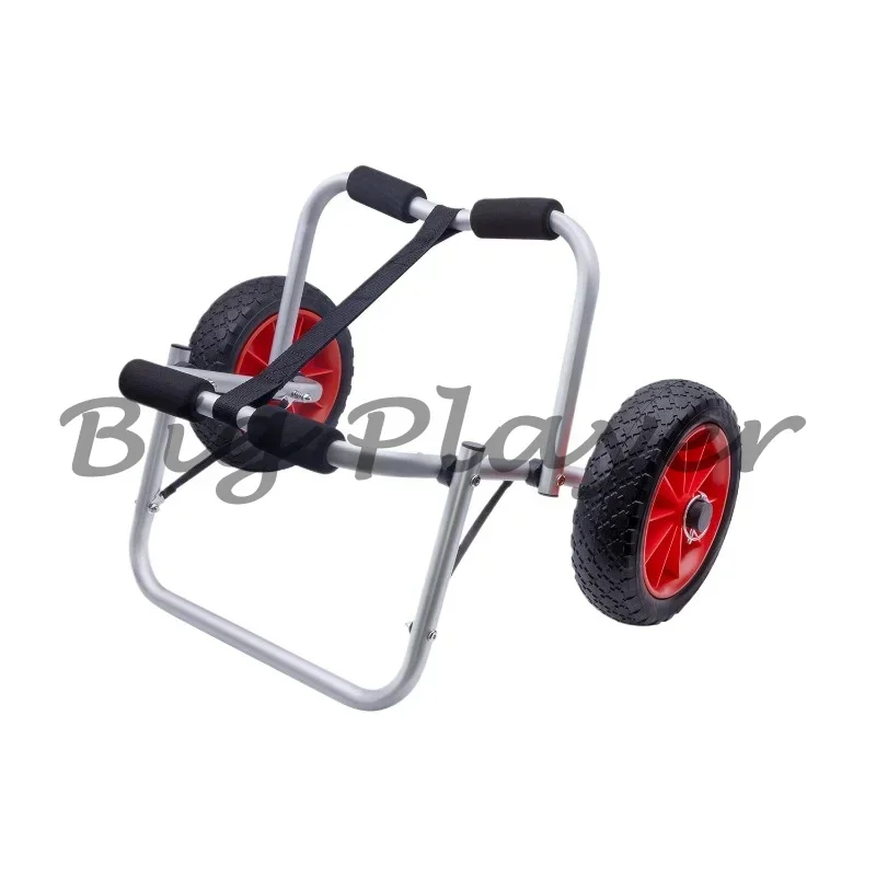 Carro plegable para Kayak, canoa, Dolly, transporte, carrito de remolque portátil, rueda extraíble, bote de remos, accesorios para Kayak
