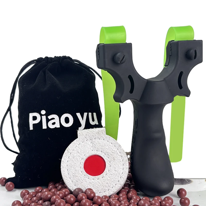 

2025 Upgraded Resin Slingshot with Longer Handle/wider Bow Head Precision Shooting Slingshot, Competitive Practice Catapult Set